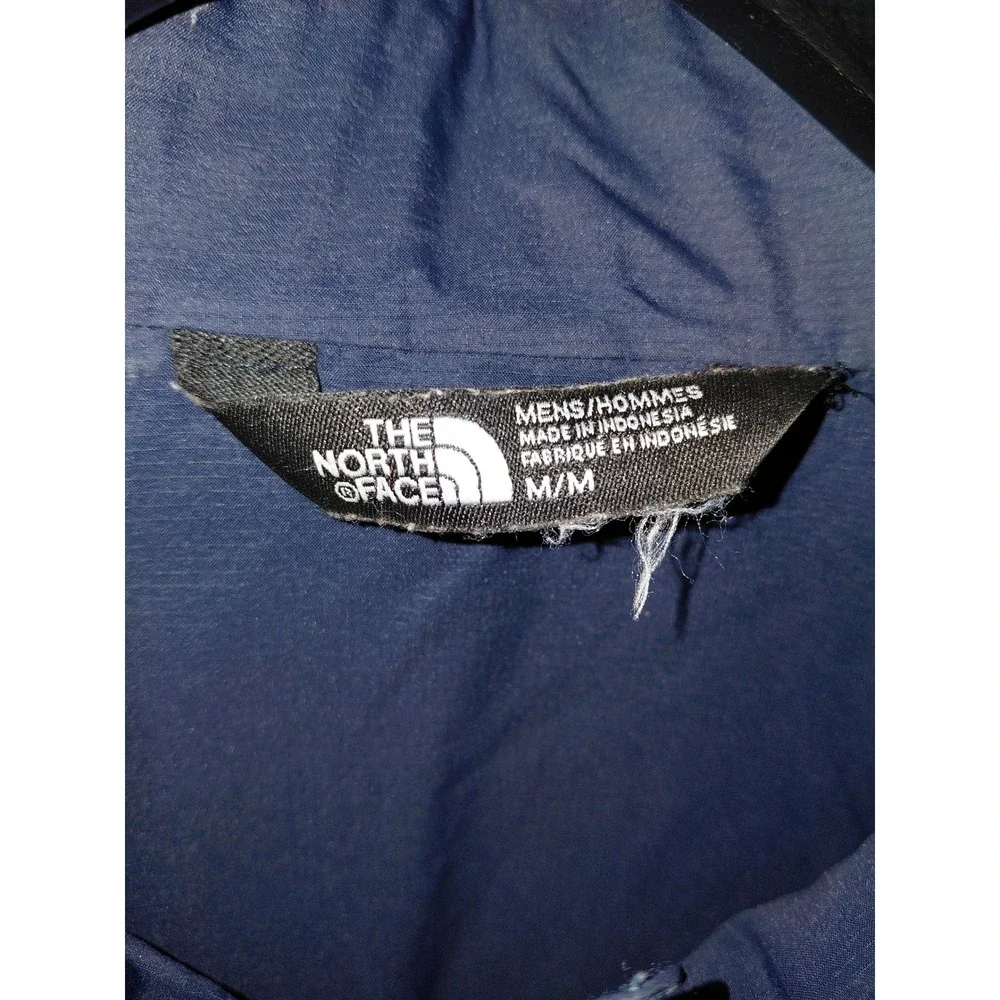 The North Face Mens M Navy Quilted Full Zip Puffer Jacket Insulated‎ Coat